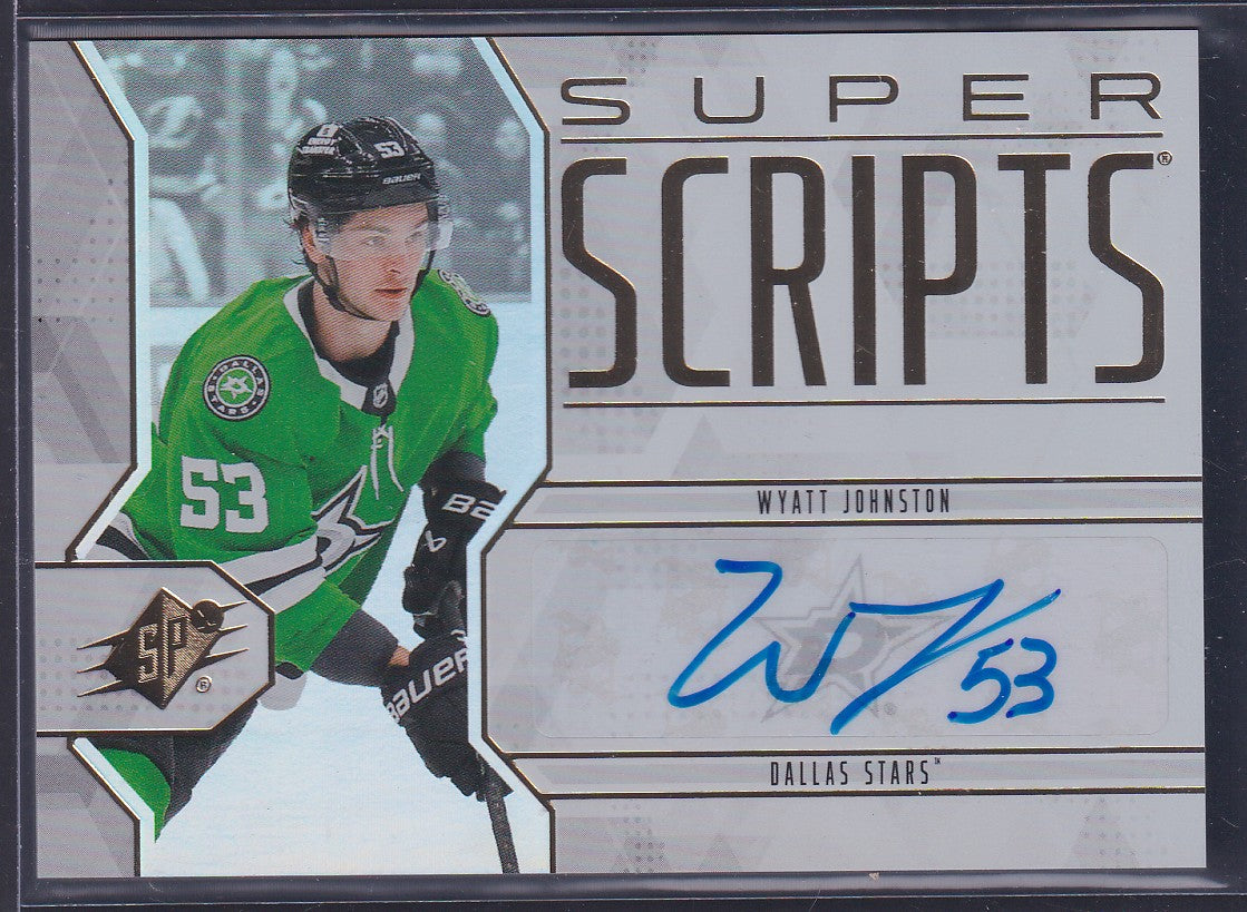 WYATT JOHNSTON - 2025 Upper Deck SPx Super Scripts Auto #SS-WJ
