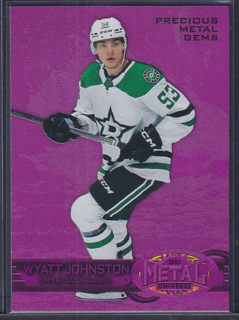 WYATT JOHNSTON - 2024 Metal Universe Skybox PMG Employee Exclusive #UD-WJ