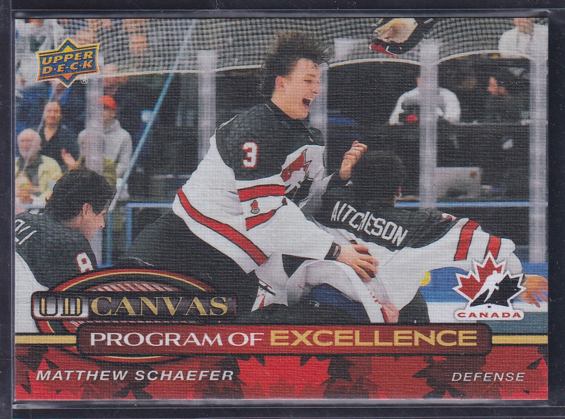MATTHEW SCHAEFER - 2025 Upper Deck Program of Excellence Canvas #C259
