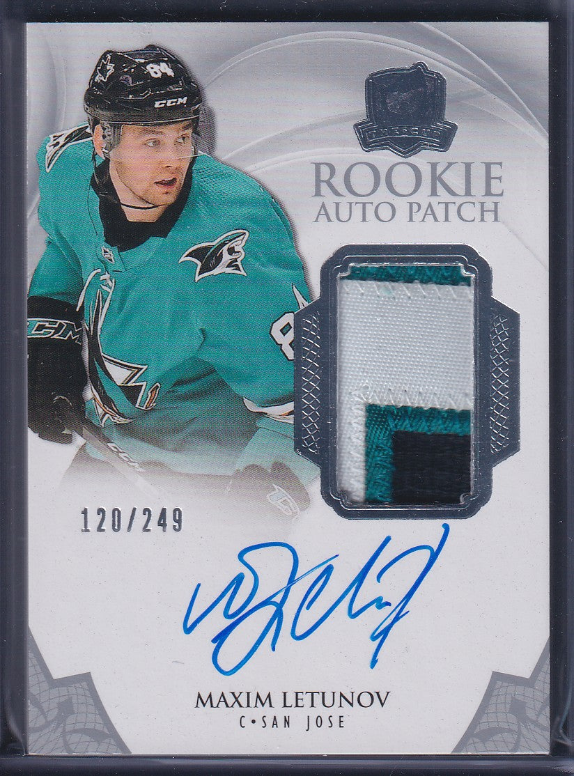 MAXIM LETUNOV - 2020 The Cup Rookie Auto Patch #129, /249