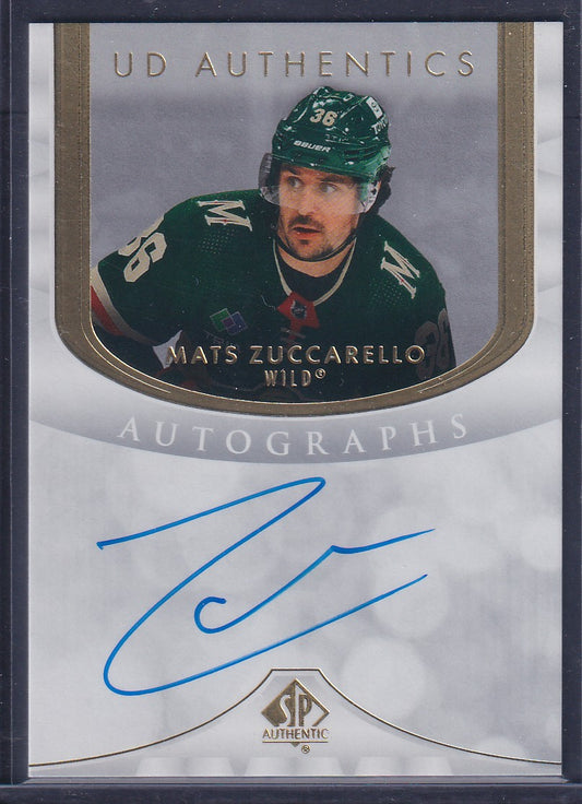 MATS ZUCCARELLO - 2023 SP Authentic UD Authentics Auto #UDA-MZ