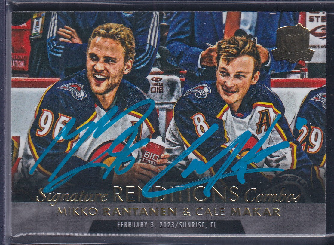 MIKKO RANTANEN / CALE MAKAR - 2022 The Cup Signature Renditions Auto #SR2-RM