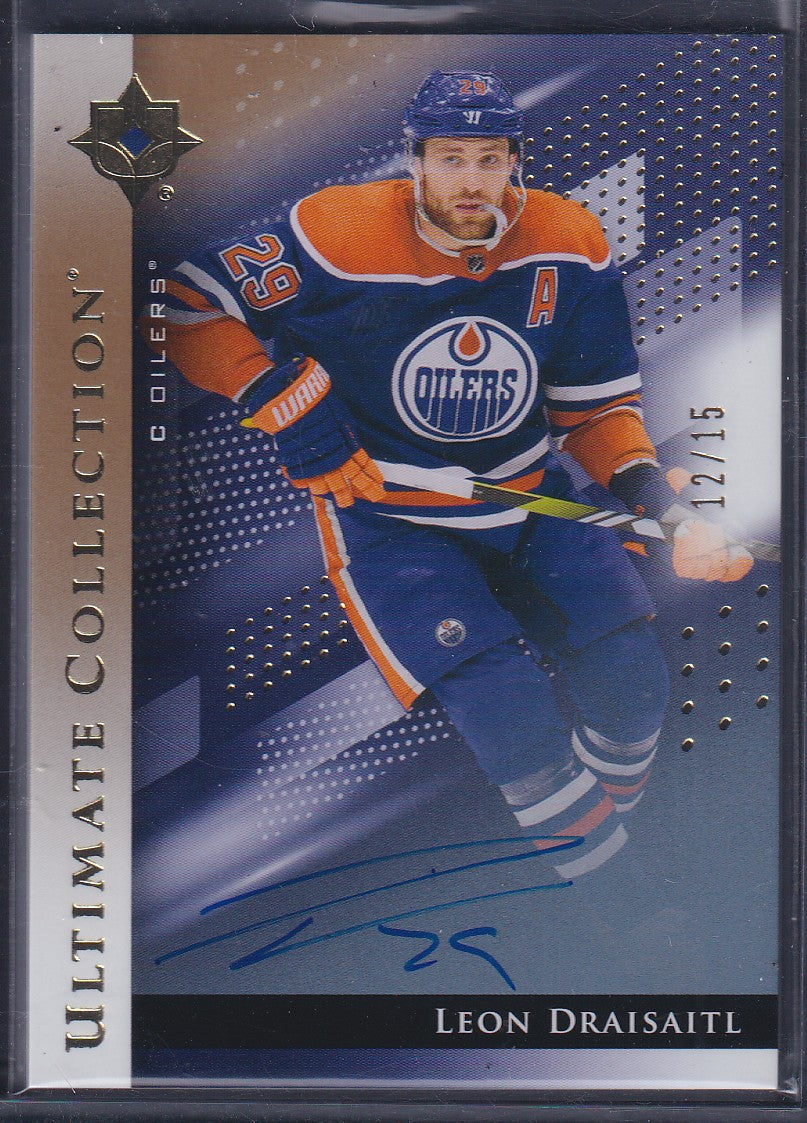 LEON DRAISAITL - 2024 Ultimate Collection Gold Auto #29, /15
