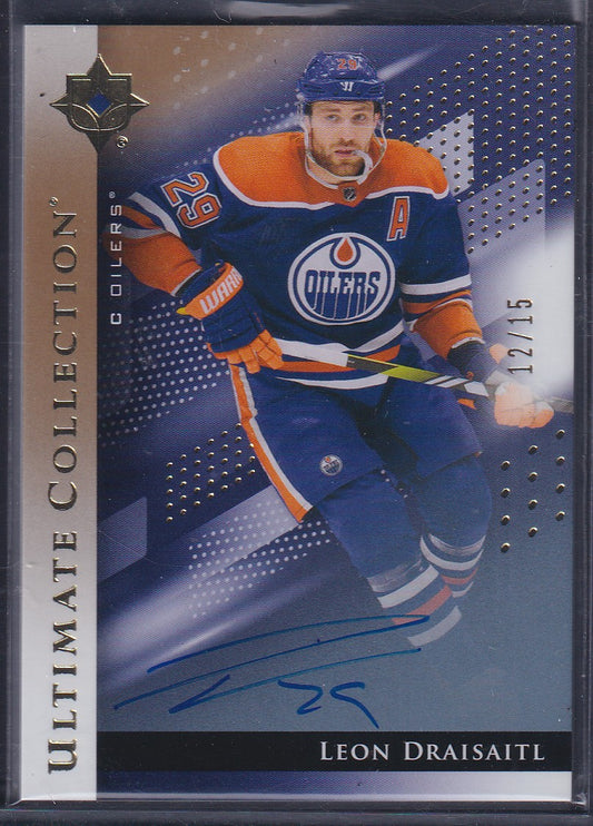 LEON DRAISAITL - 2024 Ultimate Collection Gold Auto #29, /15