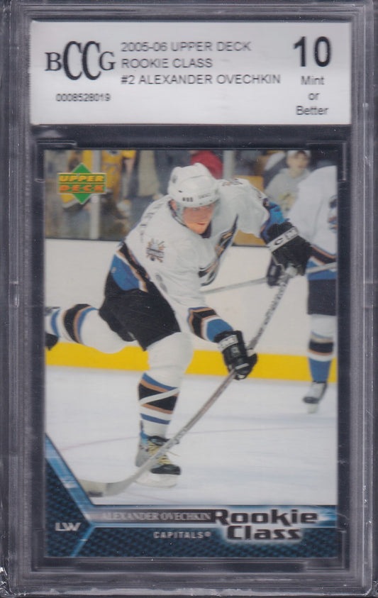 ALEXANDER OVECHKIN - 2005 Upper Deck Rookie Class #2, BCCG 10