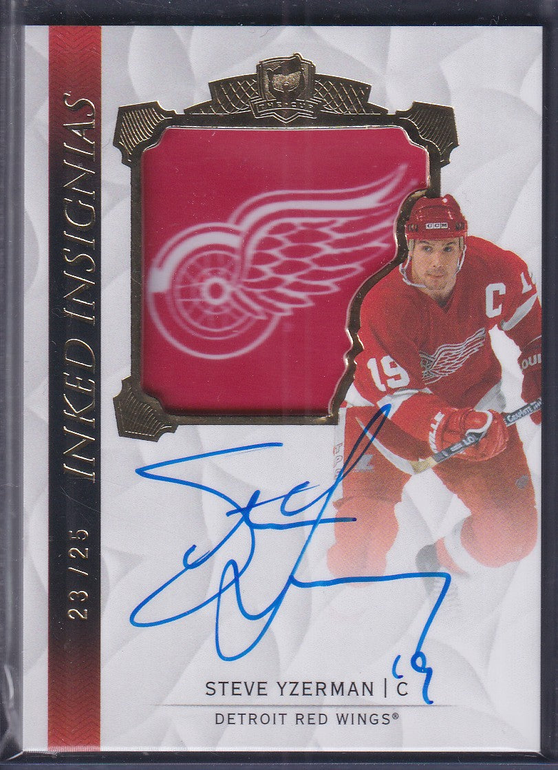 STEVE YZERMAN - 2020 The Cup Inked Insignias Auto #II-SY, /25