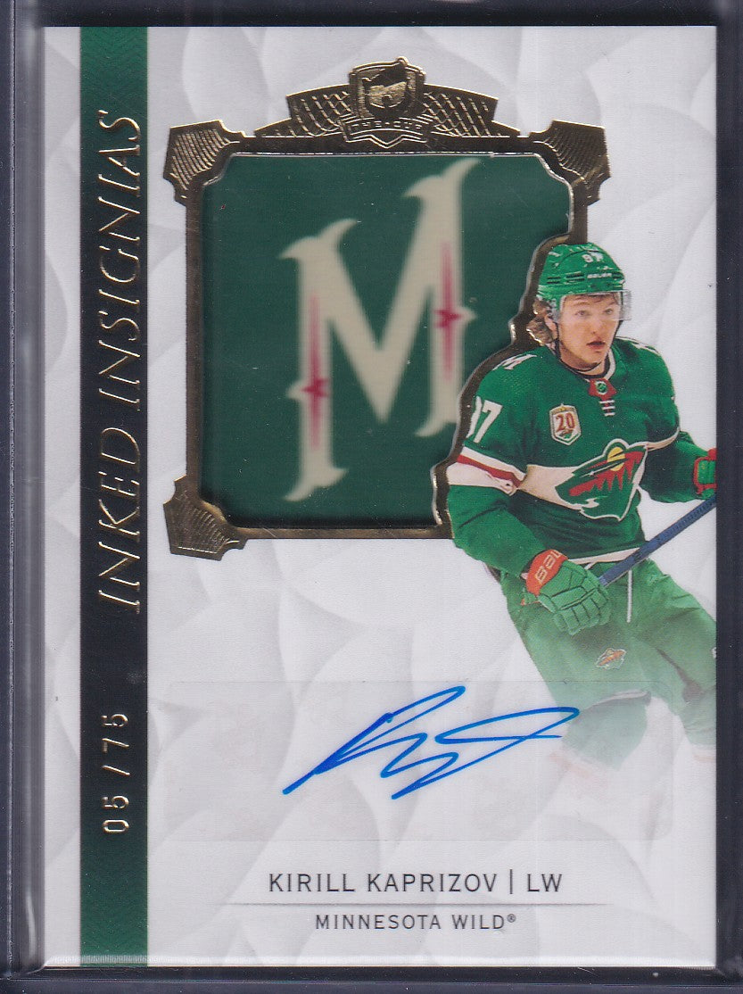 KIRILL KAPRIZOV - 2020 The Cup Rookie Inked Insignias Auto #II-KK, /75