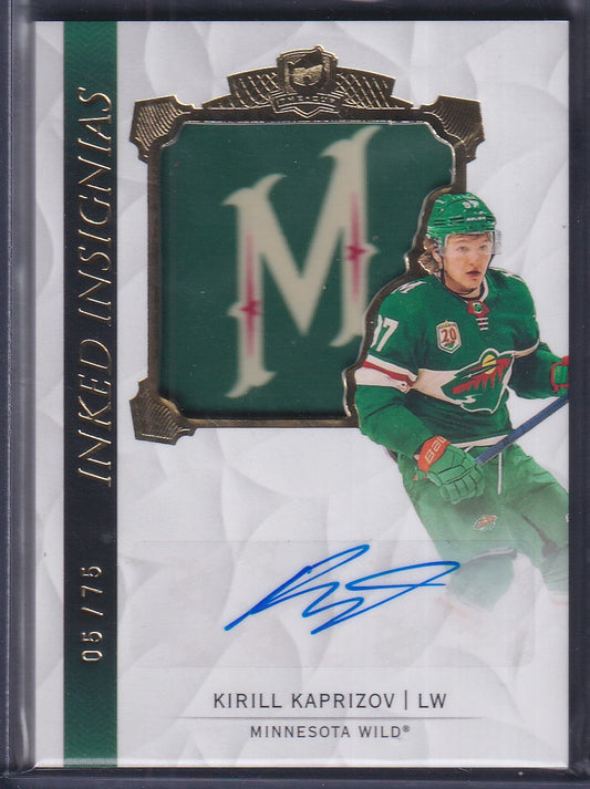 KIRILL KAPRIZOV - 2020 The Cup Rookie Inked Insignias Auto #II-KK, /75