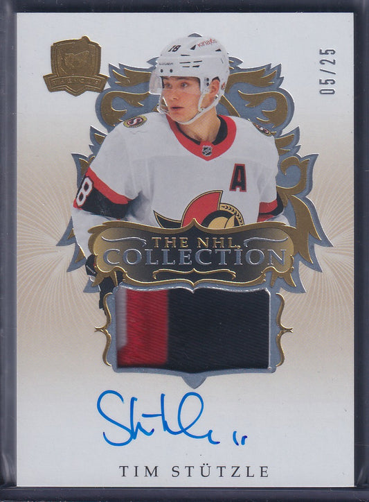TIM STUTZLE - 2023 The Cup The NHL Collection Auto Patch #NHL-TS, /25