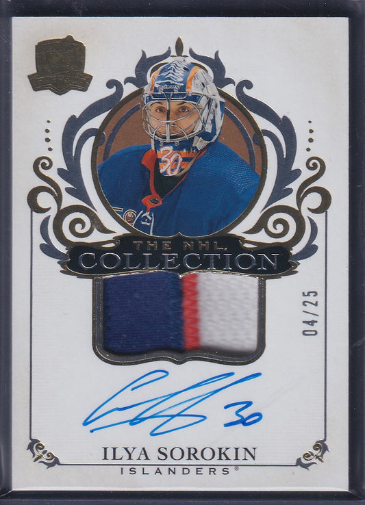 ILYA SOROKIN - 2022 The Cup The NHL Collection Auto Patch #NHL-IS, /25