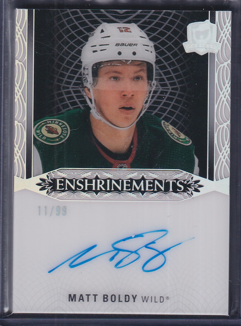 MATT BOLDY - 2022 The Cup Enshrinements Rookie Auto #E-BO, /99