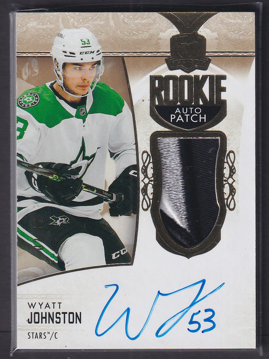 WYATT JOHNSTON - 2022 The Cup Rookie Auto Patch #200, /12