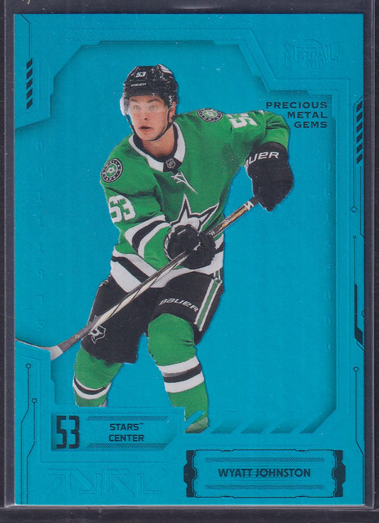 WYATT JOHNSTON - 2025 Metal Universe Skybox PMG BLUE #79, /50