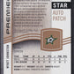 WYATT JOHNSTON - 2023 Upper Deck Premier Star Auto Patch #AV-WJ, /5