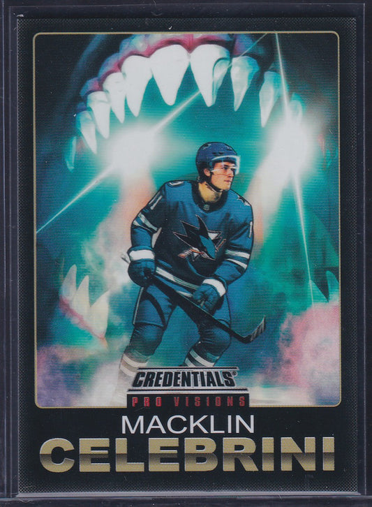 MACKLIN CELEBRINI - 2025 Upper Deck Credentials Rookie Pro Visions #8
