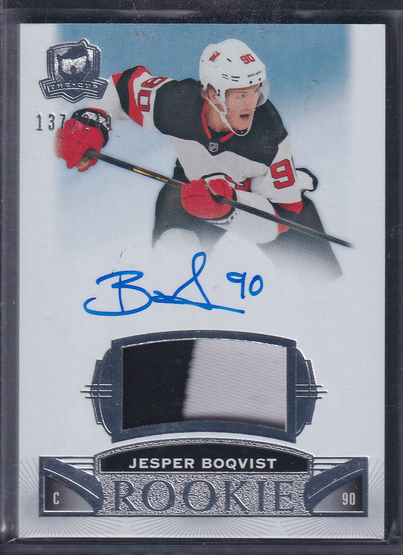 JESPER BOQVIST - 2019 The Cup Rookie Auto Patch #103, /249