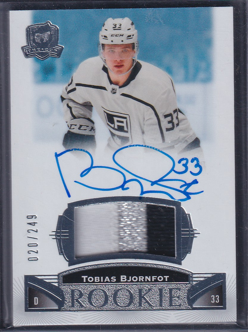 TOBIAS BJORNFOT - 2019 The Cup Rookie Auto Patch #130, /249