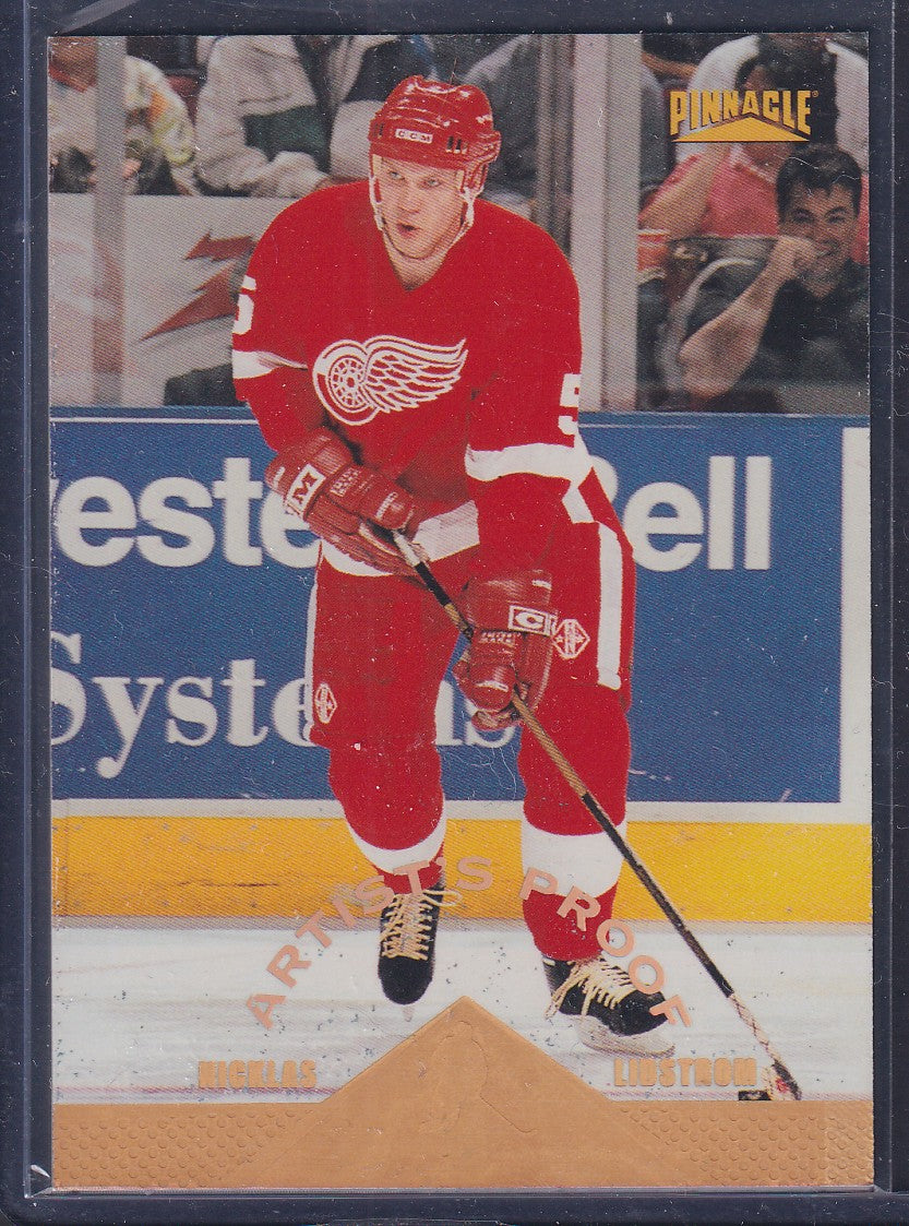 NICKLAS LIDSTROM - 1996 Pinnacle Artist's Proof #28