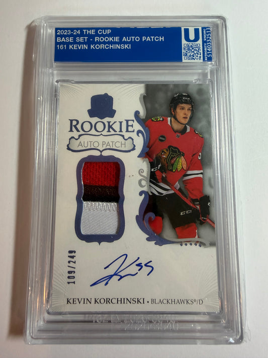KEVIN KORCHINSKI - 2023 The Cup Rookie Auto Patch #161, /249