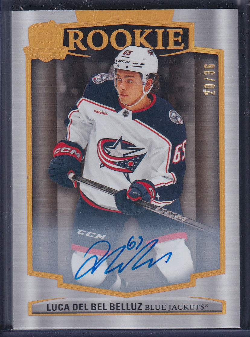 LUCA DEL BEL BELLUZ - 2024 The Cup Rookie Auto #135, /36