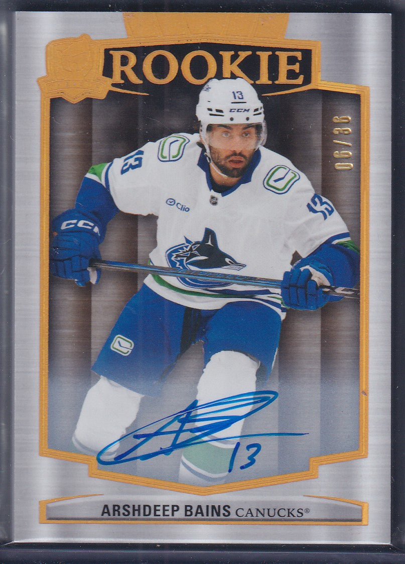 ARSHDEEP BAINS - 2024 The Cup Rookie Auto #138, /36