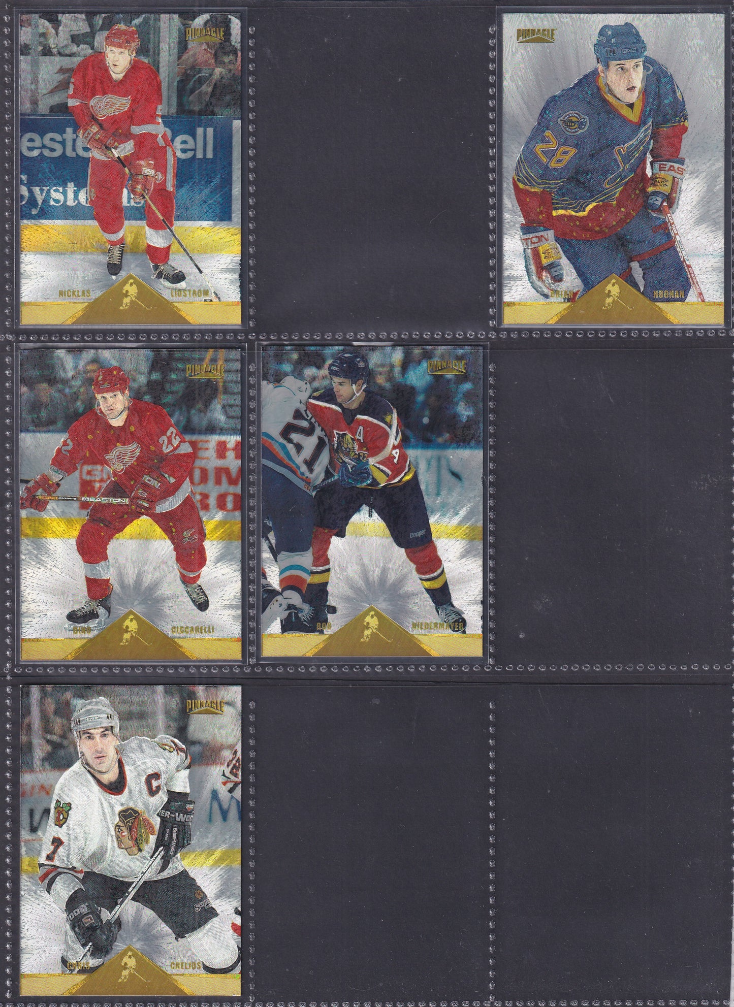 1996 Pinnacle Rink Collection - Near Complete Set of 240 Cards (Missing 10)