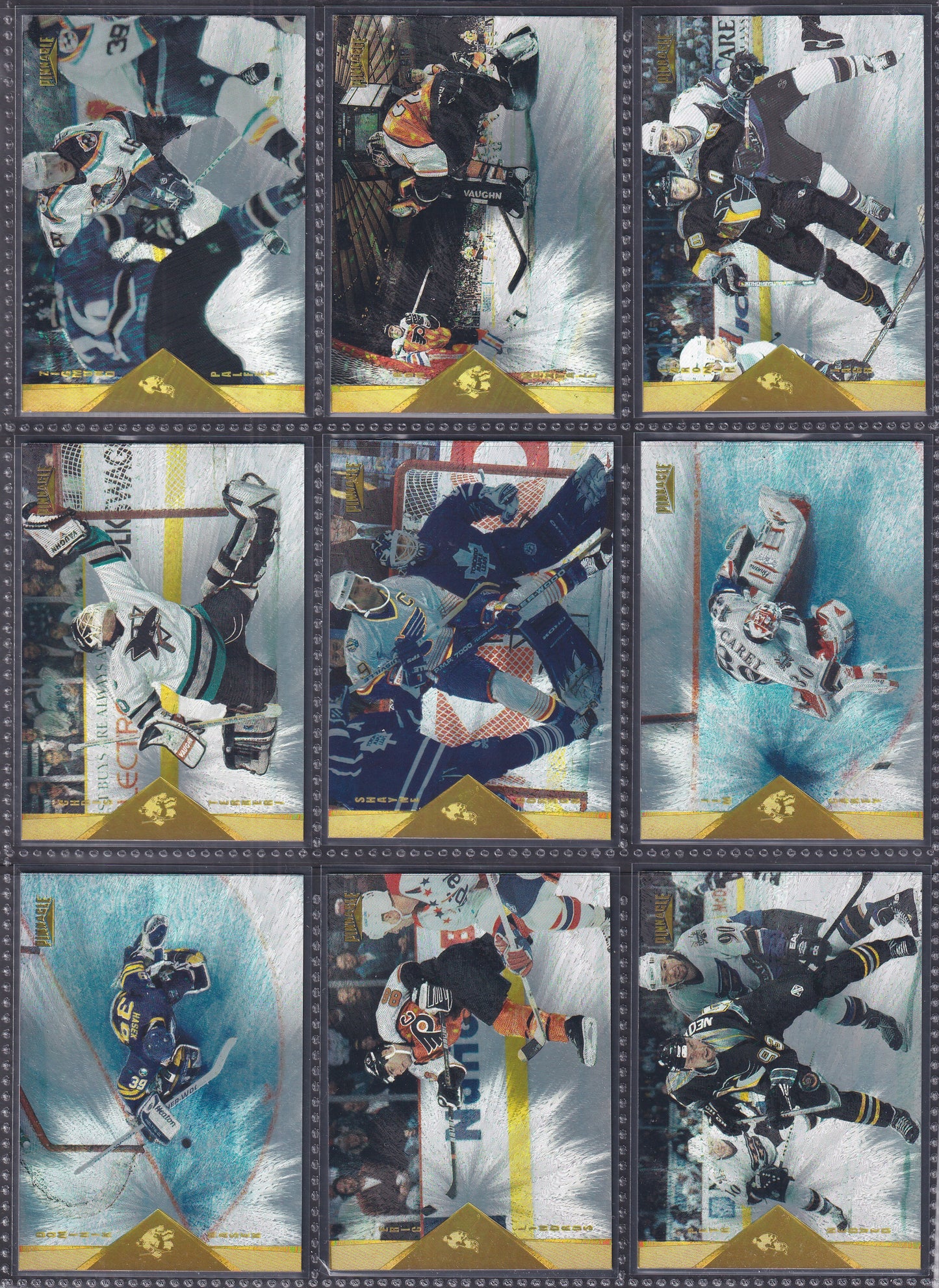 1996 Pinnacle Rink Collection - Near Complete Set of 240 Cards (Missing 10)