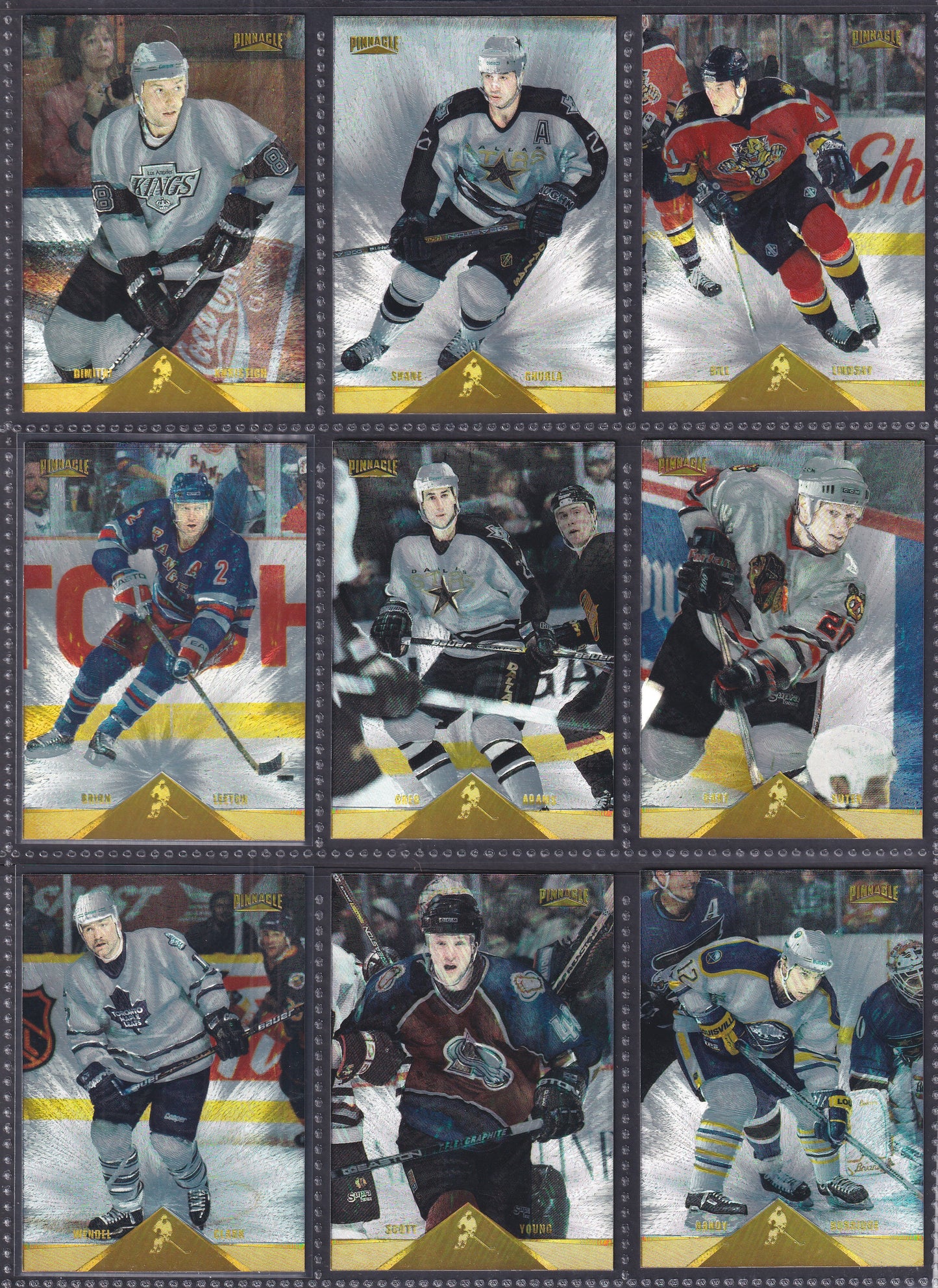1996 Pinnacle Rink Collection - Near Complete Set of 240 Cards (Missing 10)