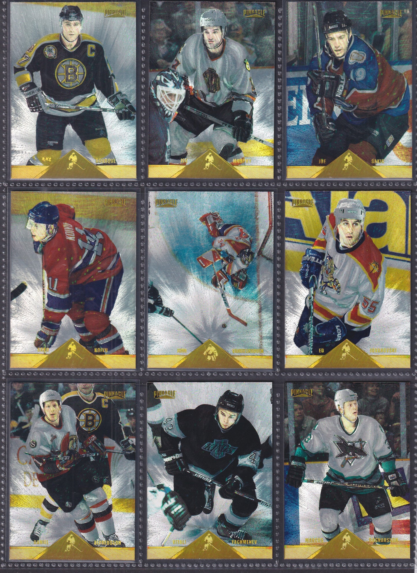 1996 Pinnacle Rink Collection - Near Complete Set of 240 Cards (Missing 10)