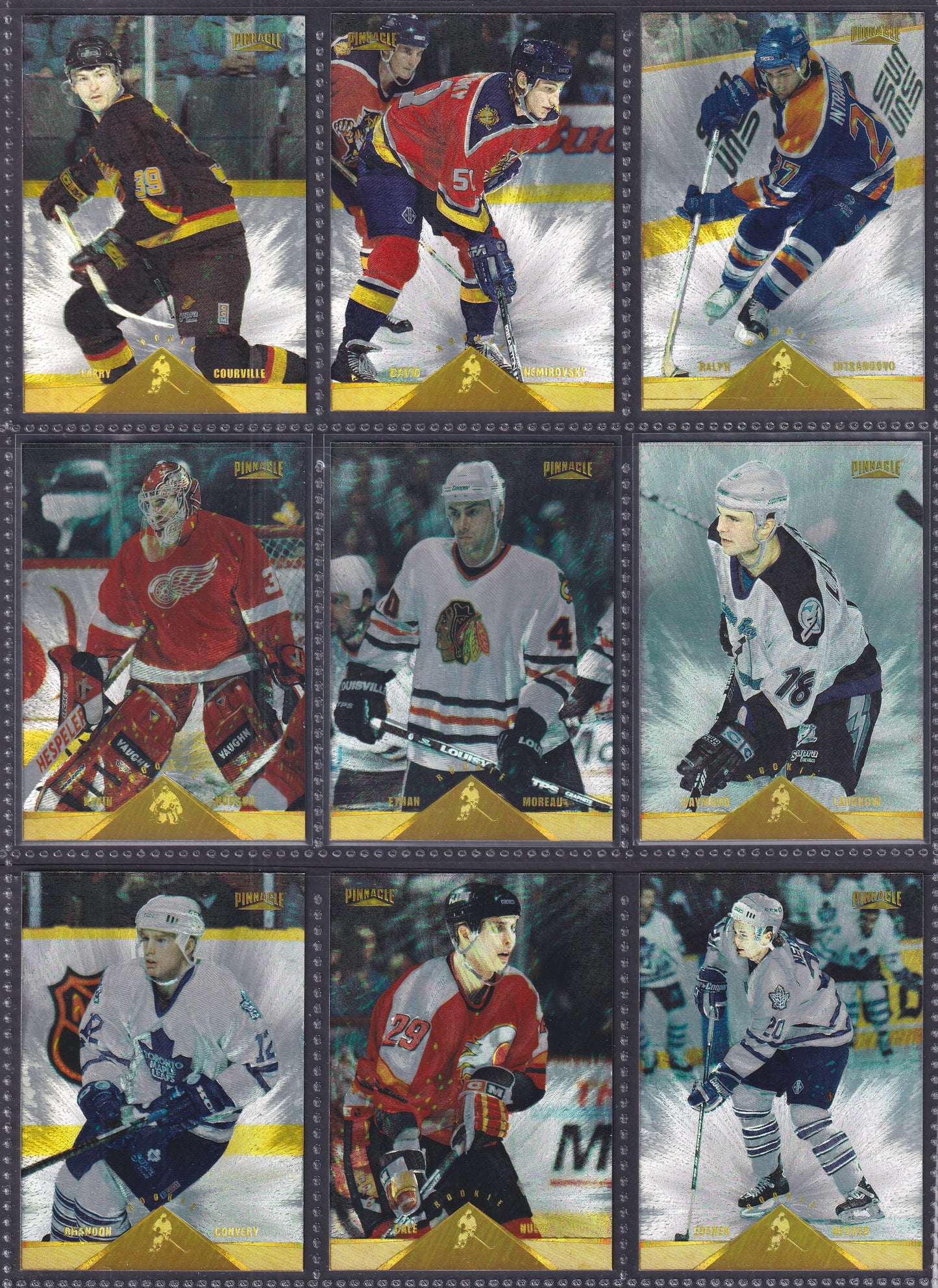 1996 Pinnacle Rink Collection - Near Complete Set of 240 Cards (Missing 10)