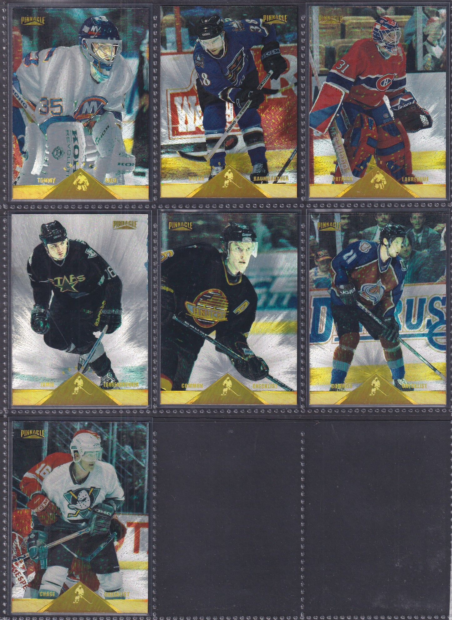 1996 Pinnacle Rink Collection - Near Complete Set of 240 Cards (Missing 10)