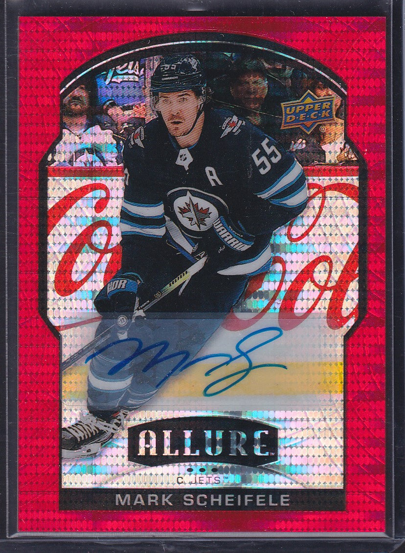 MARK SCHEIFELE - 2020 Upper Deck Allure RED RAINBOW AUTO #61