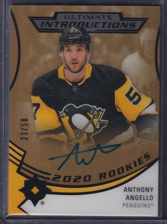 ANTHONY ANGELLO - 2020 Ultimate Introductions Rookies Auto #UI-41, /50