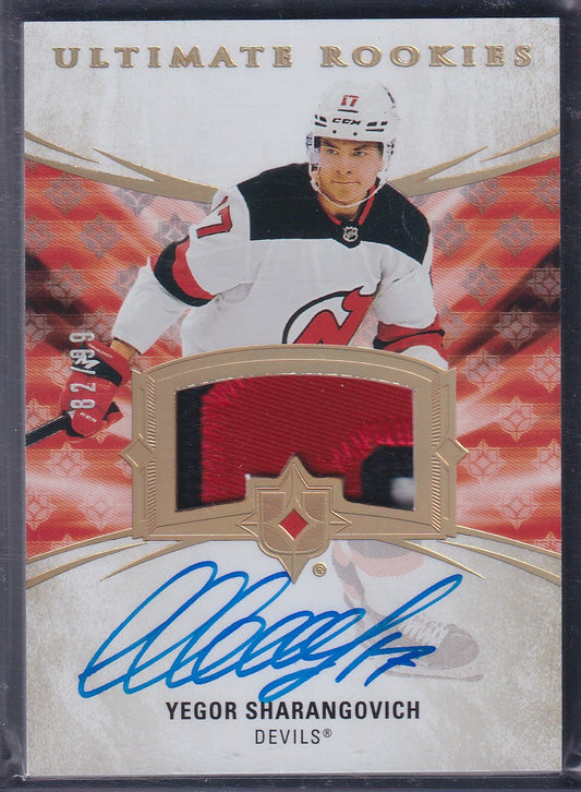 YEGOR SHARANGOVICH - 2020 Ultimate Rookies Auto Patch #145, /99