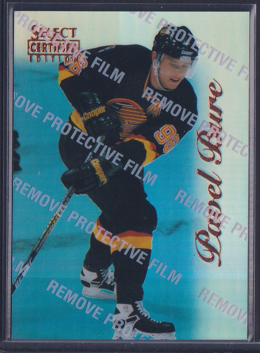 PAVEL BURE - 1996 Pinnacle Select Certified MIRROR Blue w/ Coating #34