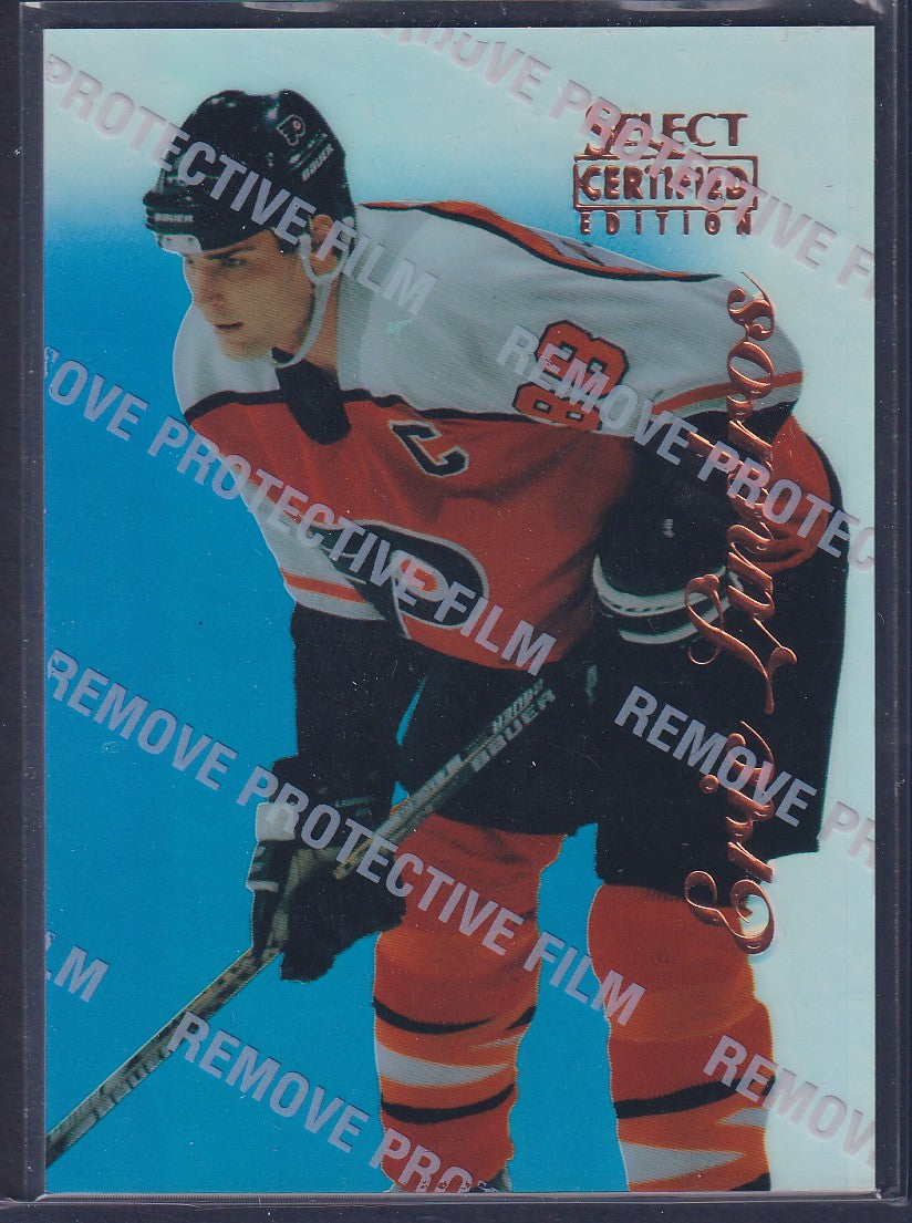 ERIC LINDROS - 1996 Pinnacle Select Certified MIRROR Blue w/ Coating #1