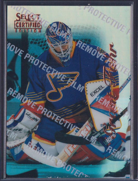 GRANT FUHR - 1996 Pinnacle Select Certified MIRROR Blue w/ Coating #35