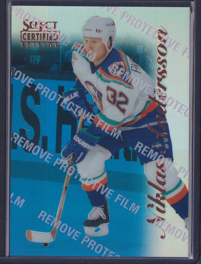NIKLAS ANDERSSON - 1996 Pinnacle Select Certified MIRROR Blue w/ Coating #57