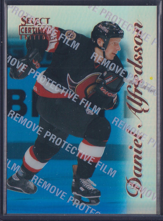 DANIEL ALFREDSSON - 1996 Pinnacle Select Certified MIRROR Blue w/ Coating #47