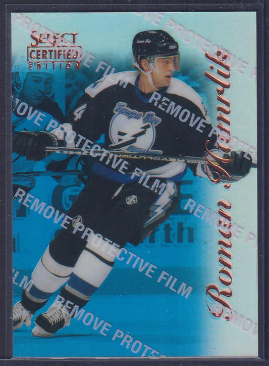 ROMAN HAMRLIK - 1996 Pinnacle Select Certified MIRROR Blue w/ Coating #48