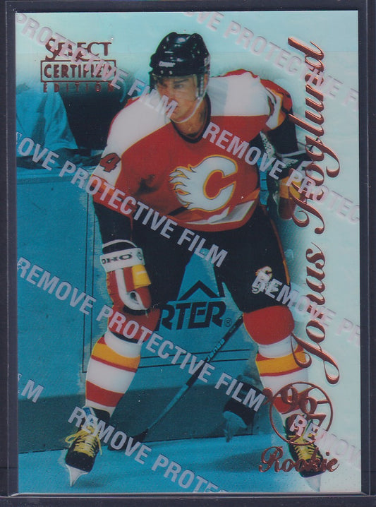 JONAS HOGLUND - 1996 Pinnacle Select Certified MIRROR Blue w/ Coating #102