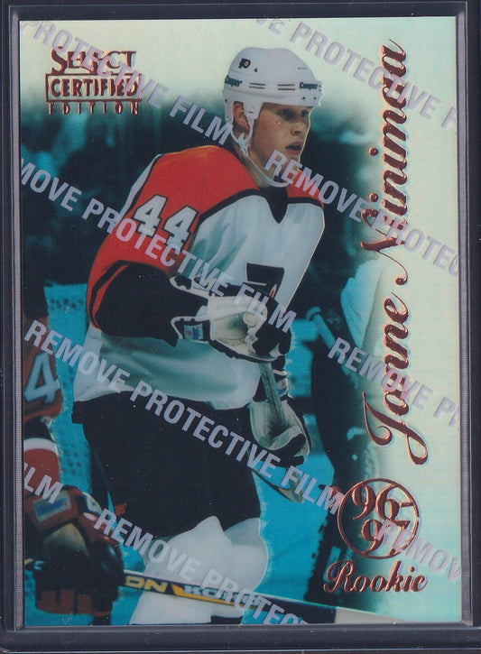 JANNE NIINIMAA - 1996 Pinnacle Select Certified MIRROR Blue w/ Coating #104