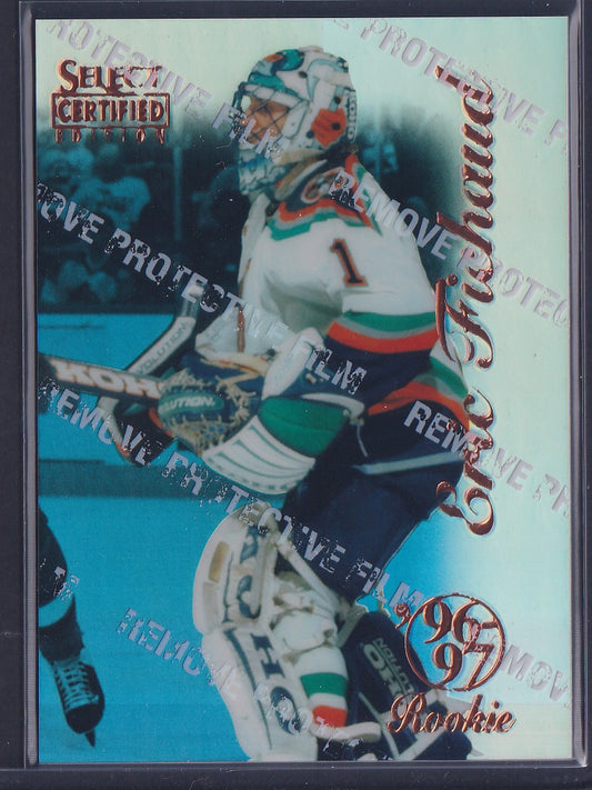 ERIC FICHAUD - 1996 Pinnacle Select Certified MIRROR Blue w/ Coating #103