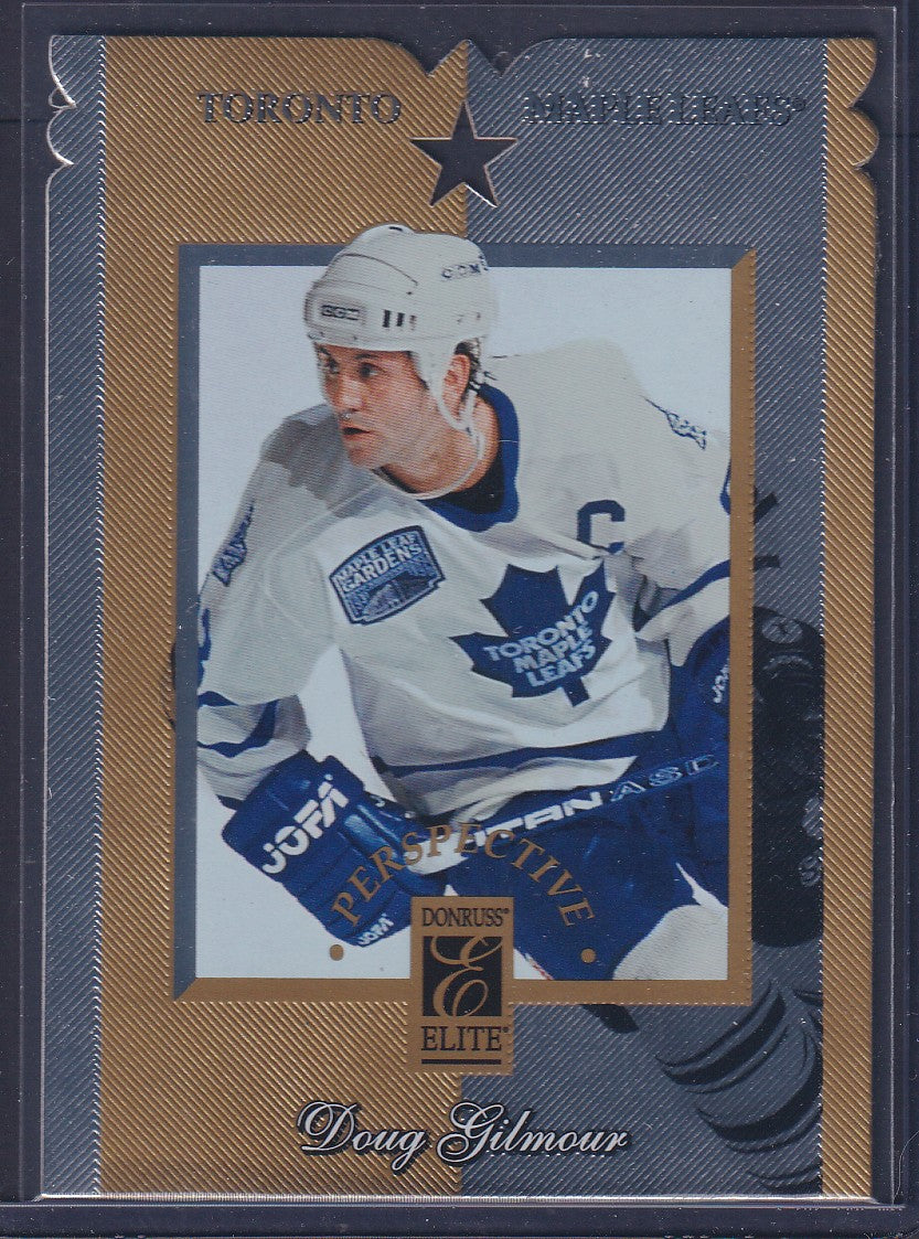 DOUG GILMOUR - 1996 Donruss Elite Perspective Die Cut #6, xxx/500