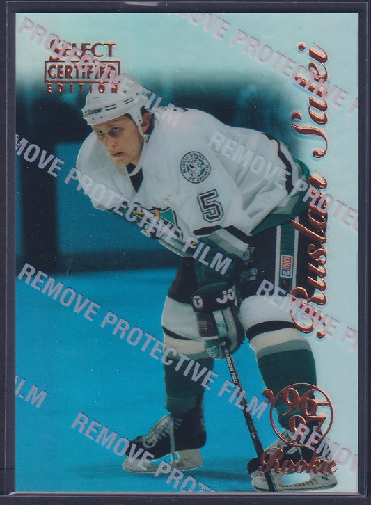 RUSLAN SALEI - 1996 Pinnacle Select Certified MIRROR Blue w/ Coating #109