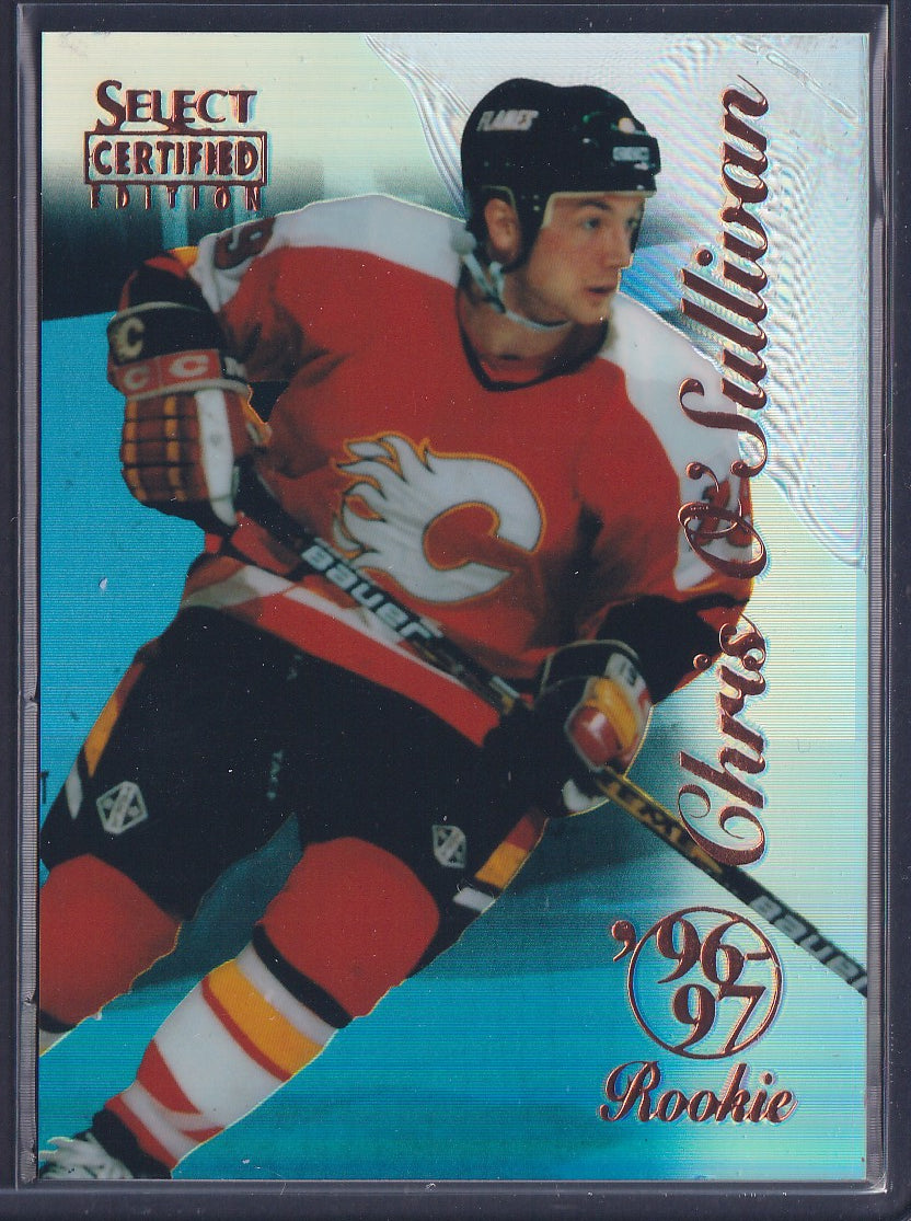 CHRIS O'SULLIVAN - 1996 Pinnacle Select Certified MIRROR Blue w/ Coating #111