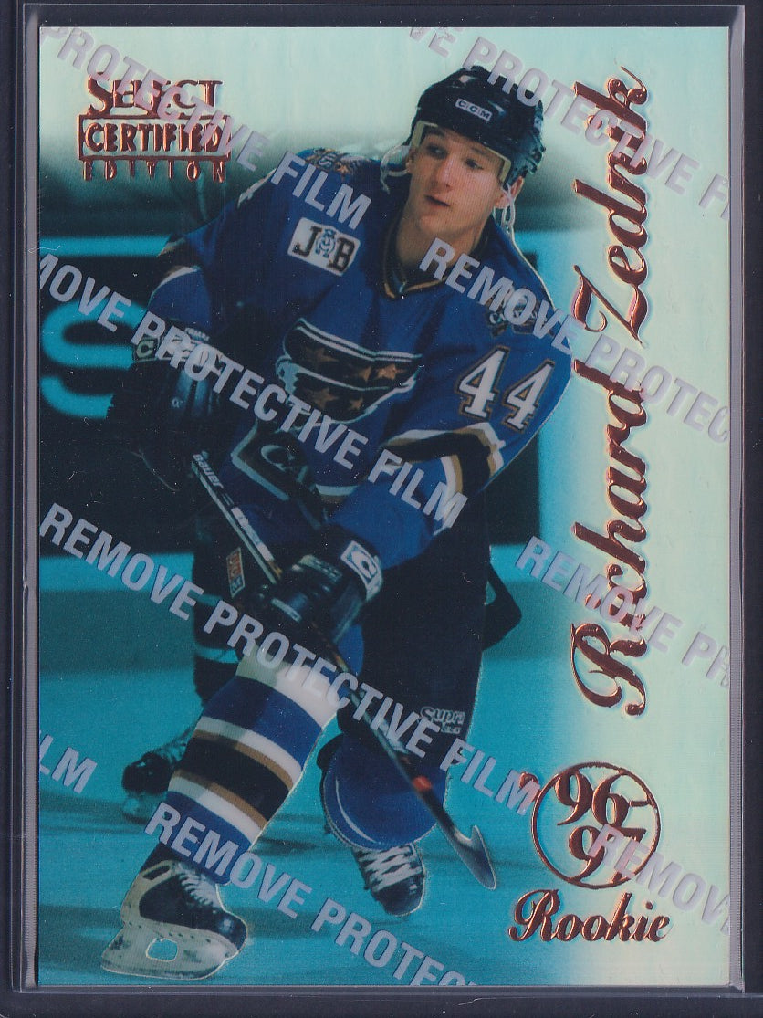 RICHARD ZEDNIK - 1996 Pinnacle Select Certified MIRROR Blue w/ Coating #110