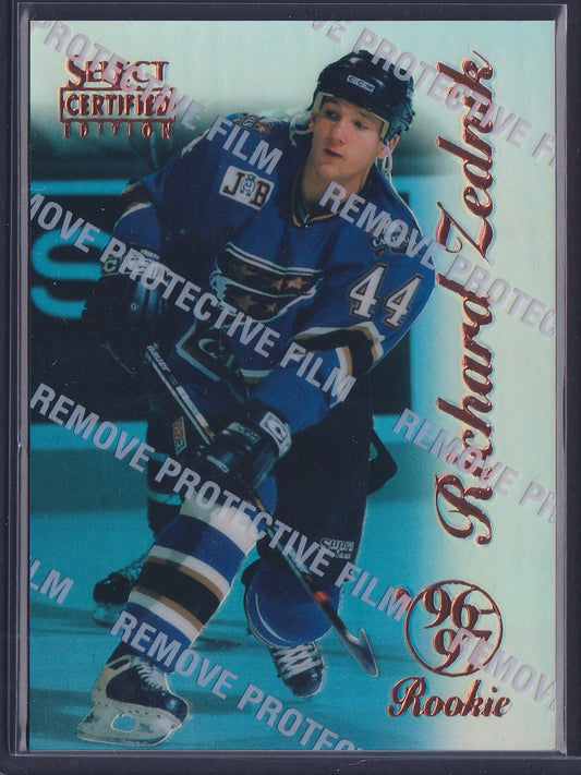 RICHARD ZEDNIK - 1996 Pinnacle Select Certified MIRROR Blue w/ Coating #110