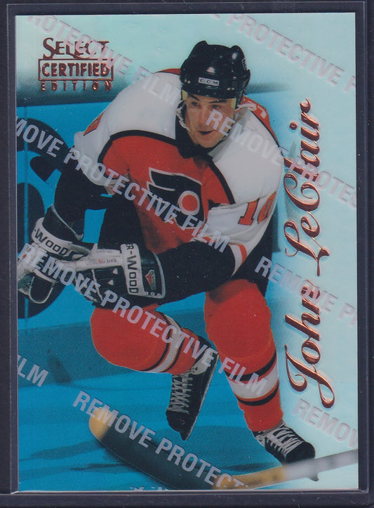 JOHN LECLAIR - 1996 Pinnacle Select Certified MIRROR Blue w/ Coating #33