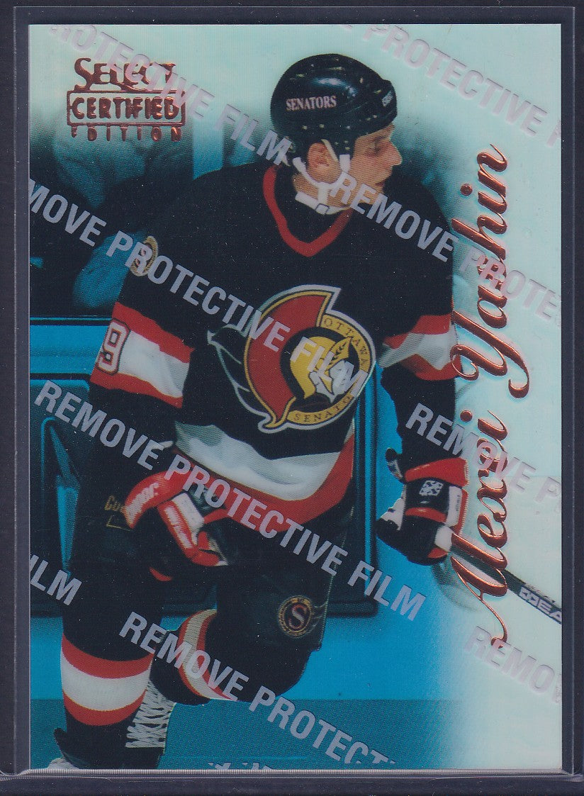 ALEXEI YASHIN - 1996 Pinnacle Select Certified MIRROR Blue w/ Coating #83